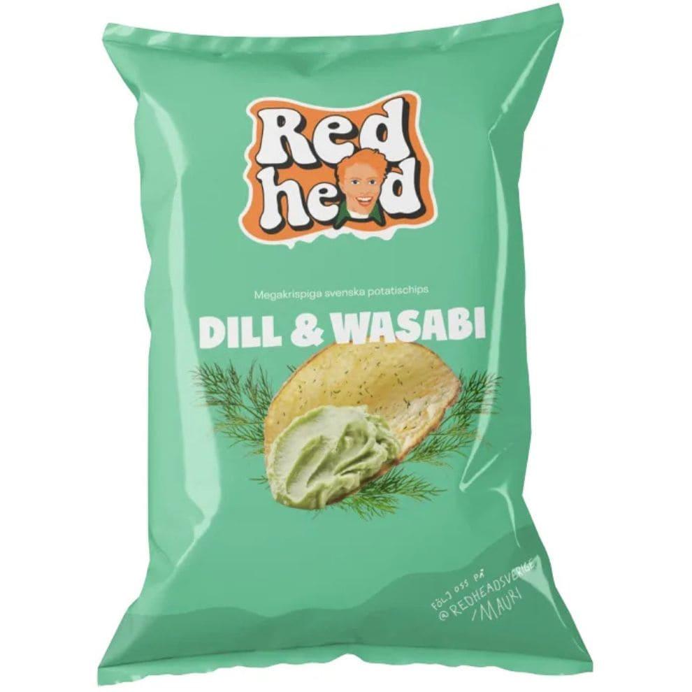 Redhead Chips Dill & Wasabi 150G